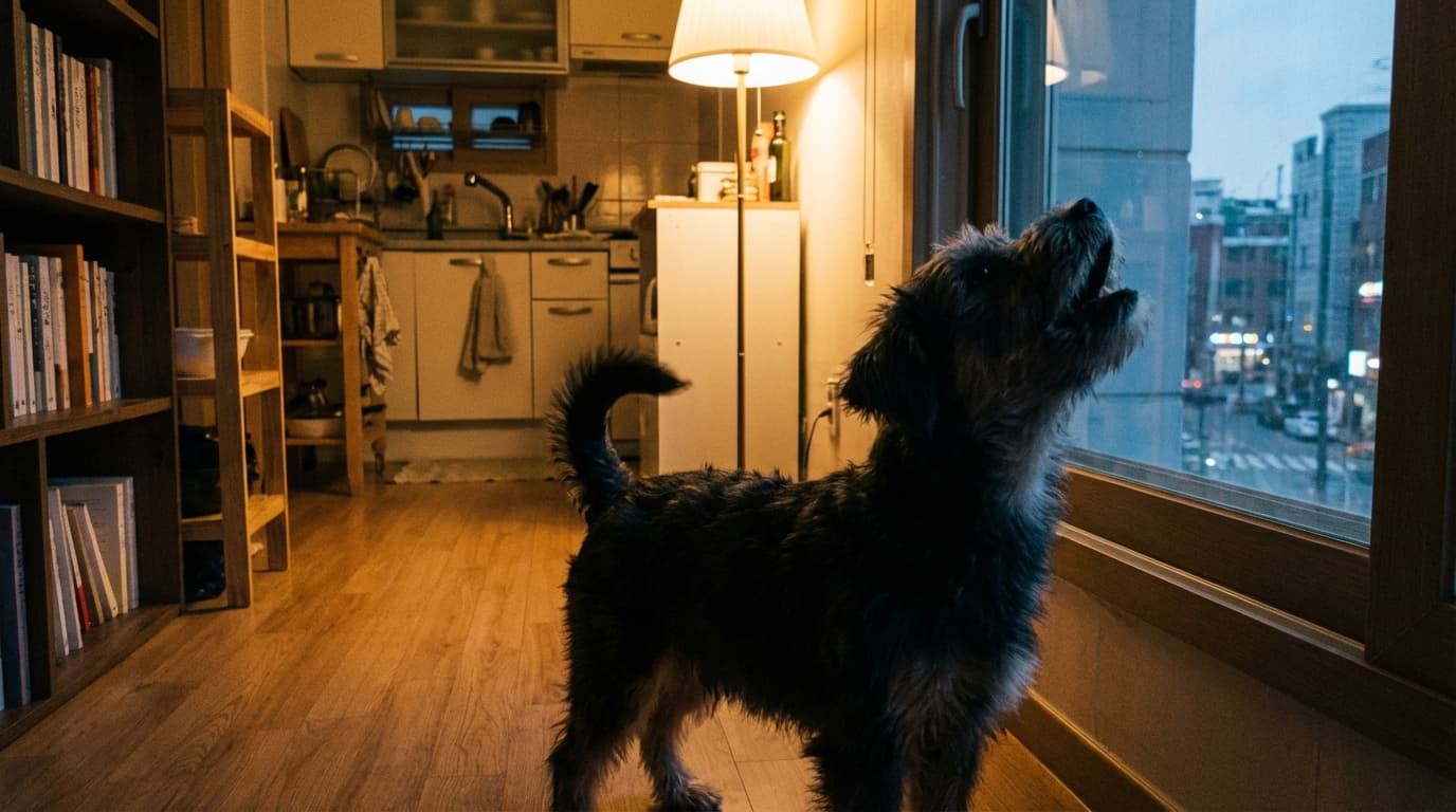 강아지가 갑자기 짖는 이유, 단순한 투정일까 질병의 신호일까? 안심이의 정밀 분석 보고서