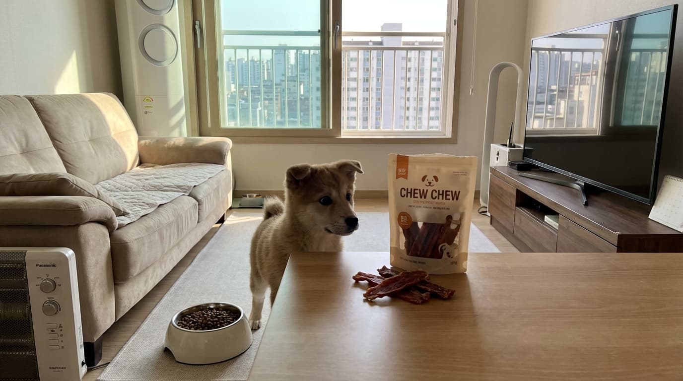 강아지가 사료 안 먹고 간식만 고집할 때, 안심이의 특급 처방전!