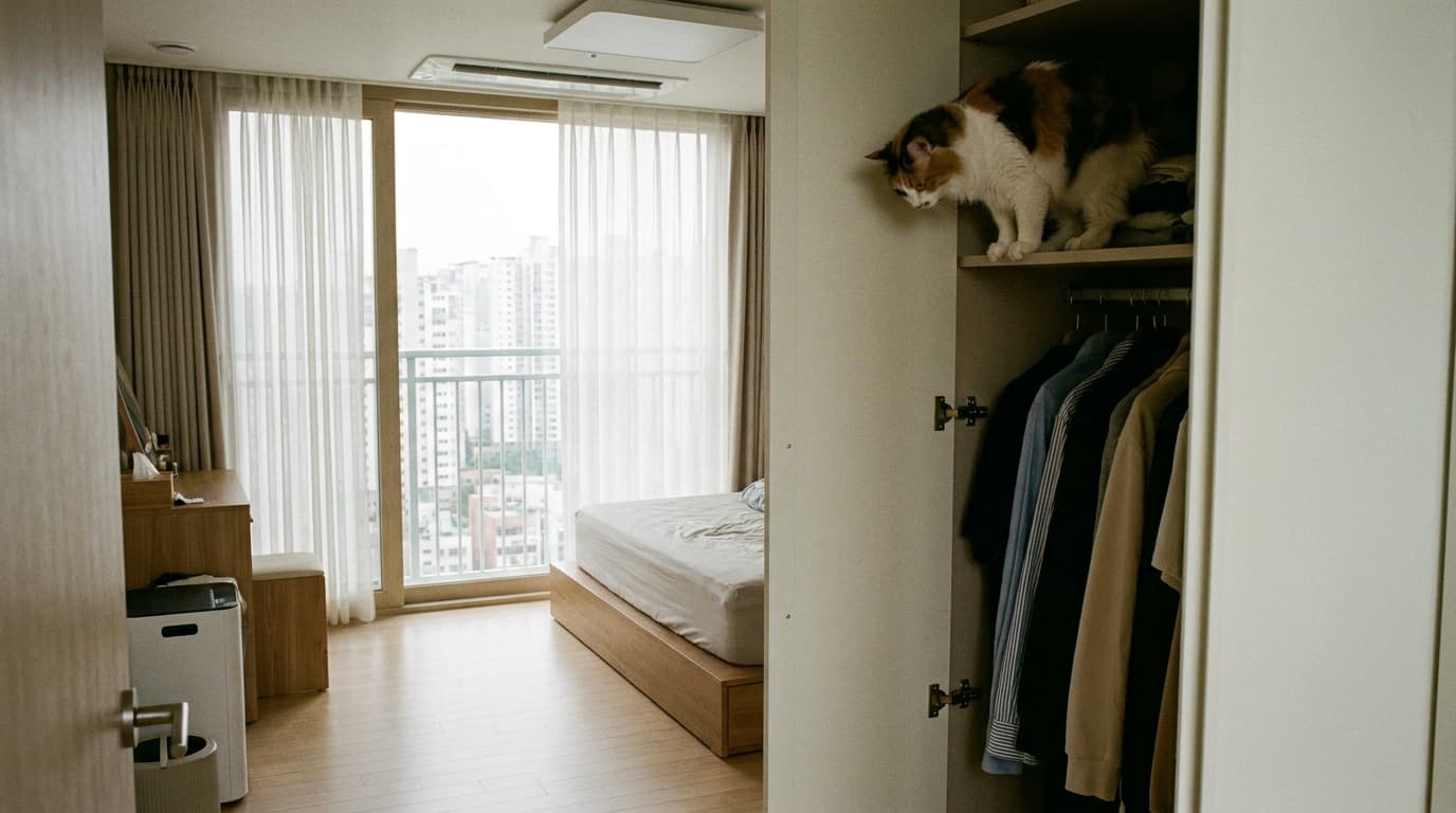 우리 고양이가 갑자기 ‘높은 곳’만 고집하는 진짜 이유! 안심이의 정밀 분석 보고서