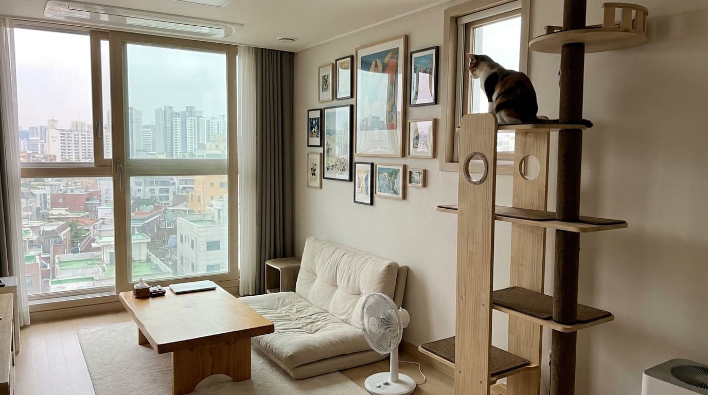 고양이가 허공을 뚫어지게 보는 이유, 귀신일까요? 안심이가 알려드려요!