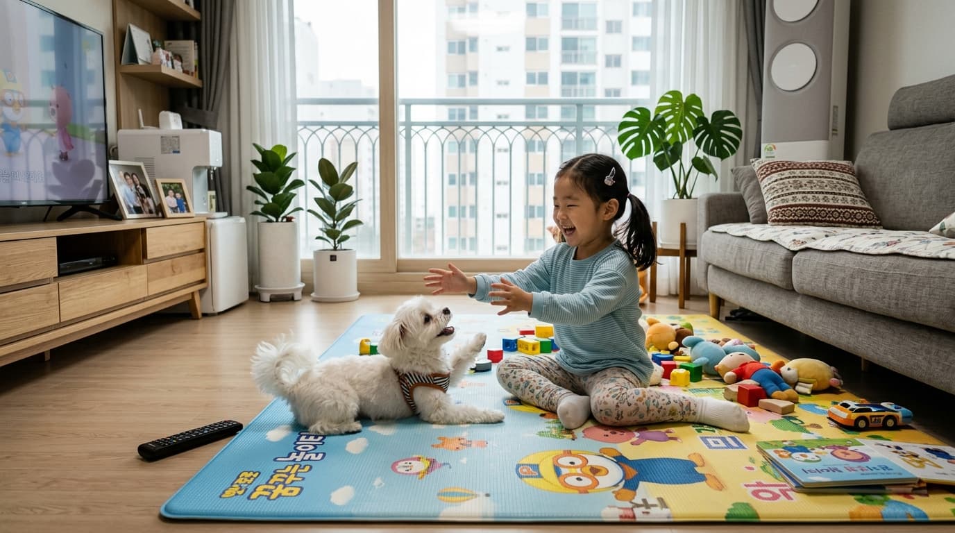 아이와 강아지가 함께 자라면 좋은 점: 과학이 증명한 ‘꼬마 단짝’의 마법