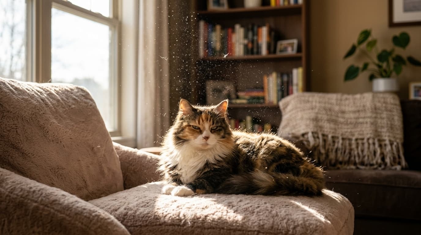 고양이 털 빠짐, 왜 이렇게 심할까요? 안심이의 정밀 분석 보고서