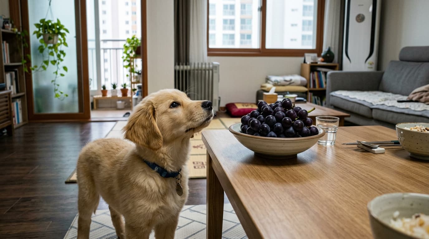 반려견의 생명을 위협하는 ‘위험한 식탁’, 절대 금지 음식 BEST 5