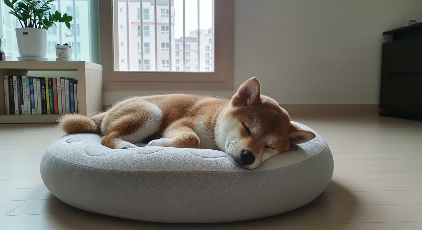 우리 강아지 잠이 너무 많아요! 정상일까요? 연령별 수면 시간과 주의 신호 가이드