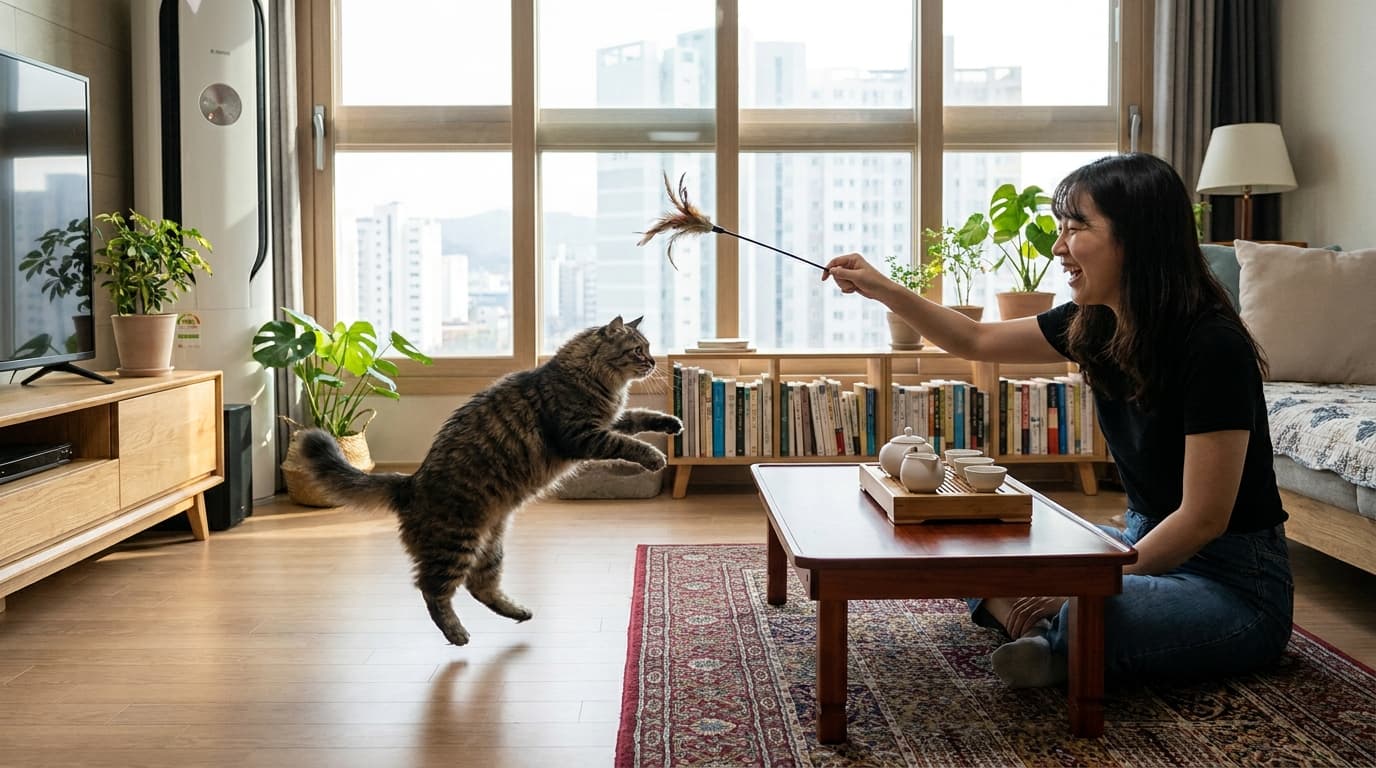 고양이가 갑자기 맹수로 변신? 사냥 놀이 공격의 비밀과 대처법